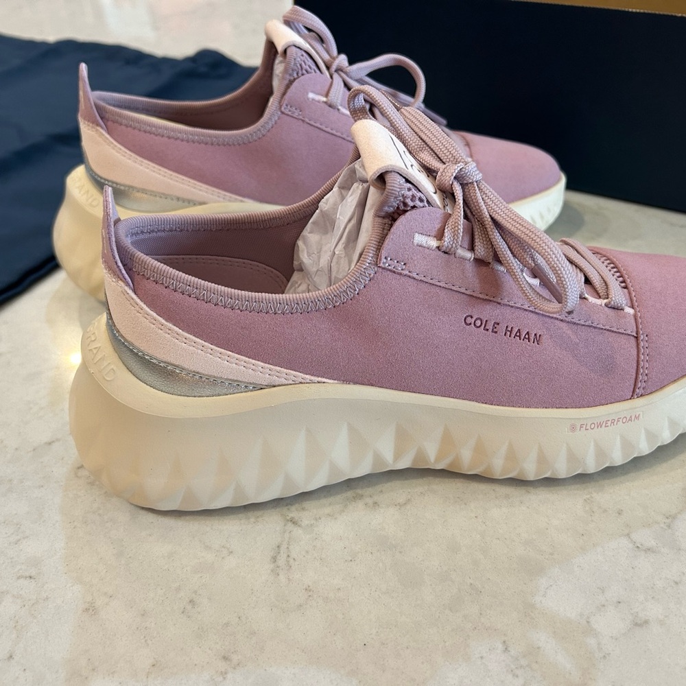 Cole Haan Women's Mauve Sneakers with Cream Sole